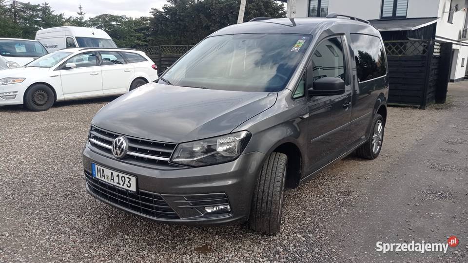 Vw Caddy 5 Miejsc Serwisowany Zadbany Rok produkcji 2016 Bytów