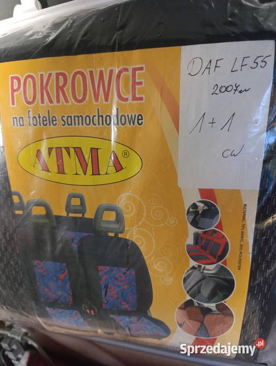 Pokrowce na siedzenia DAF LF 55 Rok produkcji 2007 Wejherowo