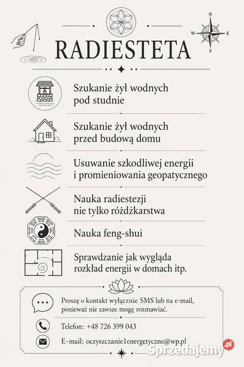 Szukanie wody radiestezja kurs radiestezji