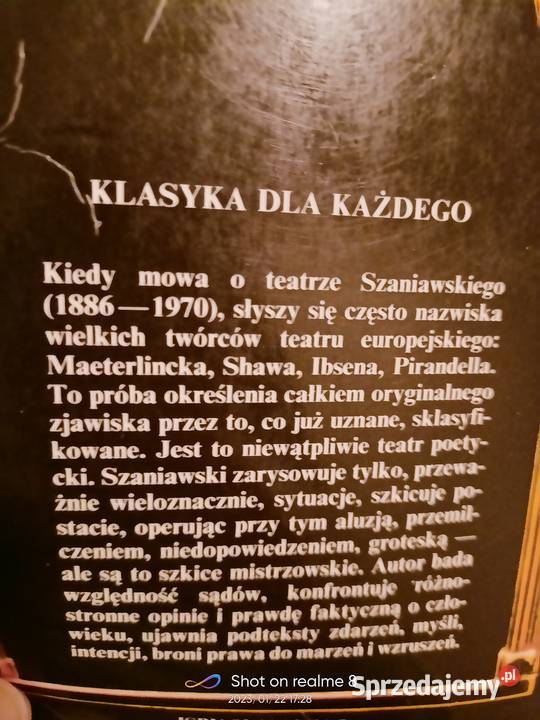 Szaniawski książki Warszawa księgarnia Praga Rok wydania 1999