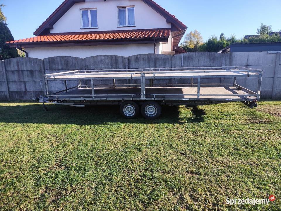 Laweta przyczepa ciężarowa 640x220 platforma Poznań