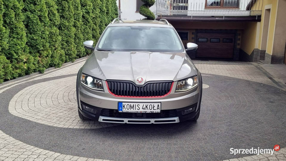 koda Octavia SCOUT 4x4 DSG Alcantara GWARANCJA diesel mazowieckie sprzedam