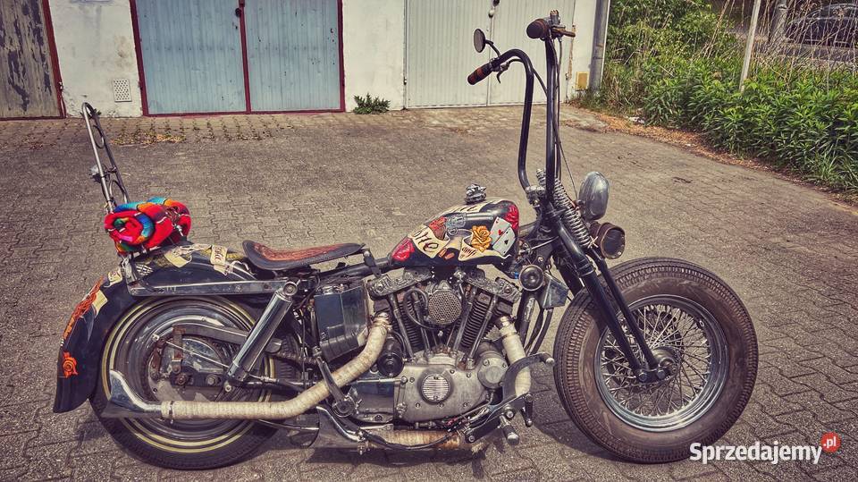 HarleyDavidson Ironhead Shovelhead CUSTOM bobber Motocykle, skutery, quady Poznań sprzedam