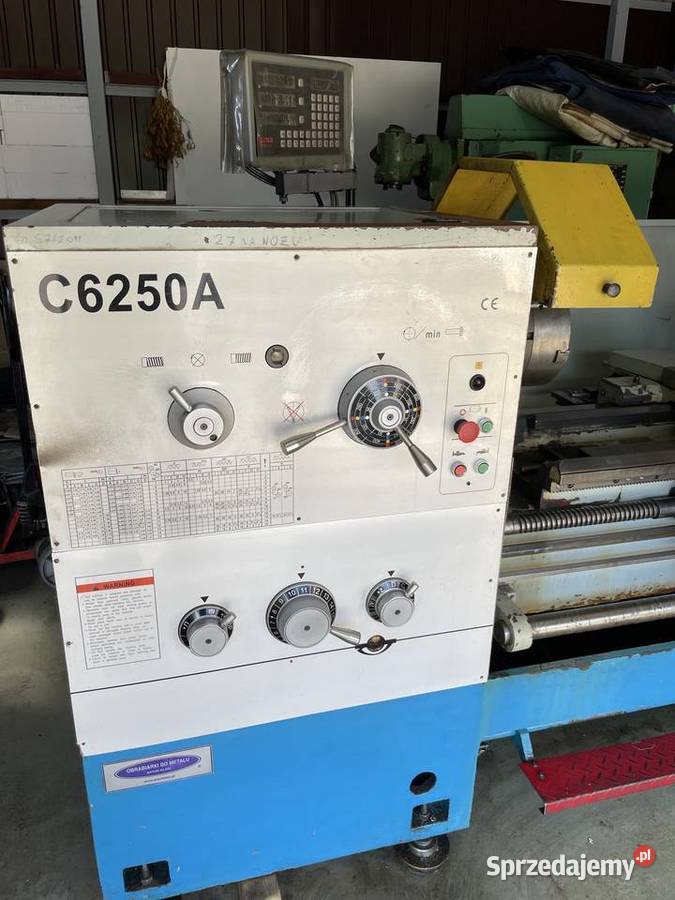 Tokarka uniwersalna do metalu C6250A nie TUJ TUR Biznes i Przemysł Łańcut sprzedam