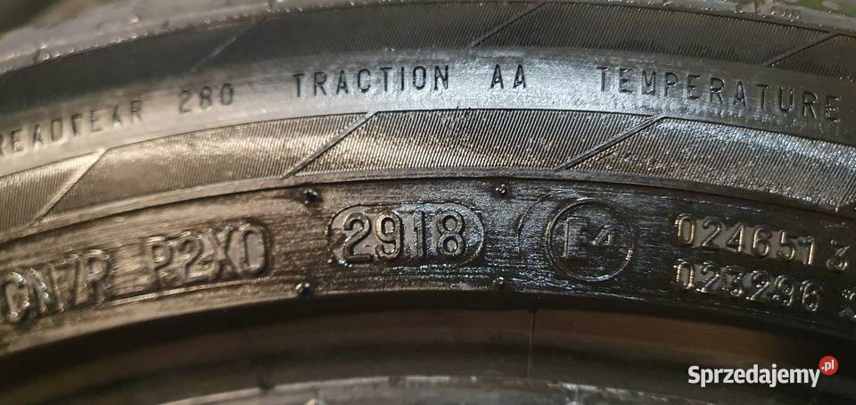 Opony Continental 24545R17 letnie Opony i felgi Głogów sprzedam