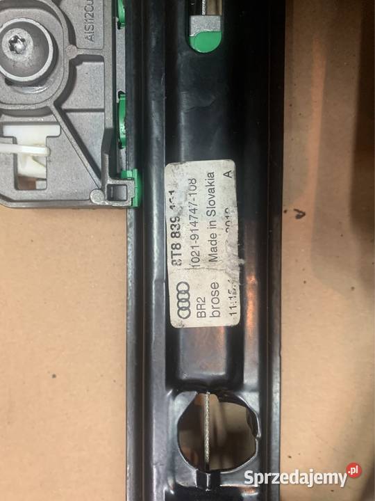 Mechanizm podnoszenia szyby 8T8839461 audi a5 8t Rok produkcji 2014 zachodniopomorskie Szczecin