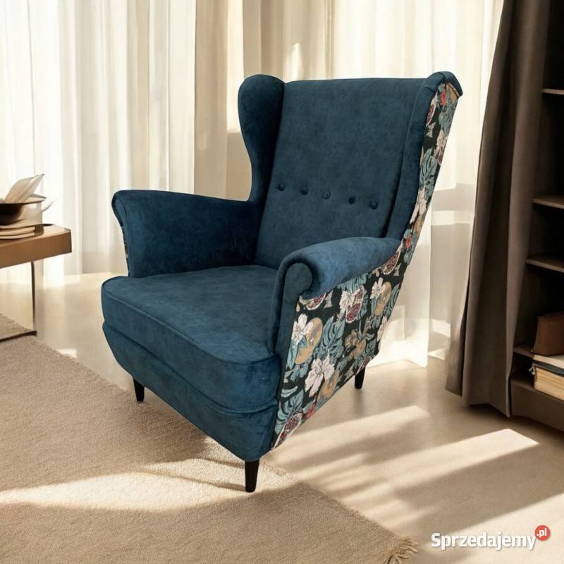 Fotel Uszak Wzór Łączony Różne Kolory Dostawa 0 Tarchały Małe