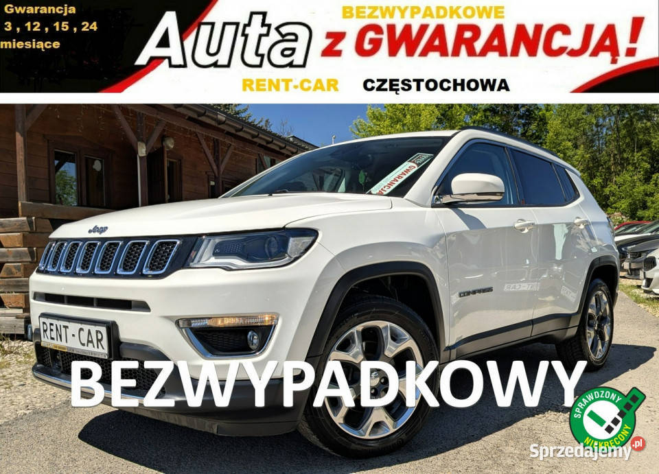 Jeep Compass 14i141OPŁACONYBezwypadkowySkóry