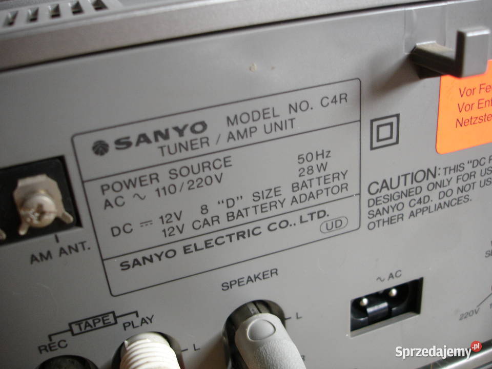 Radiomagnetofon SANYO C4 Zielona Góra