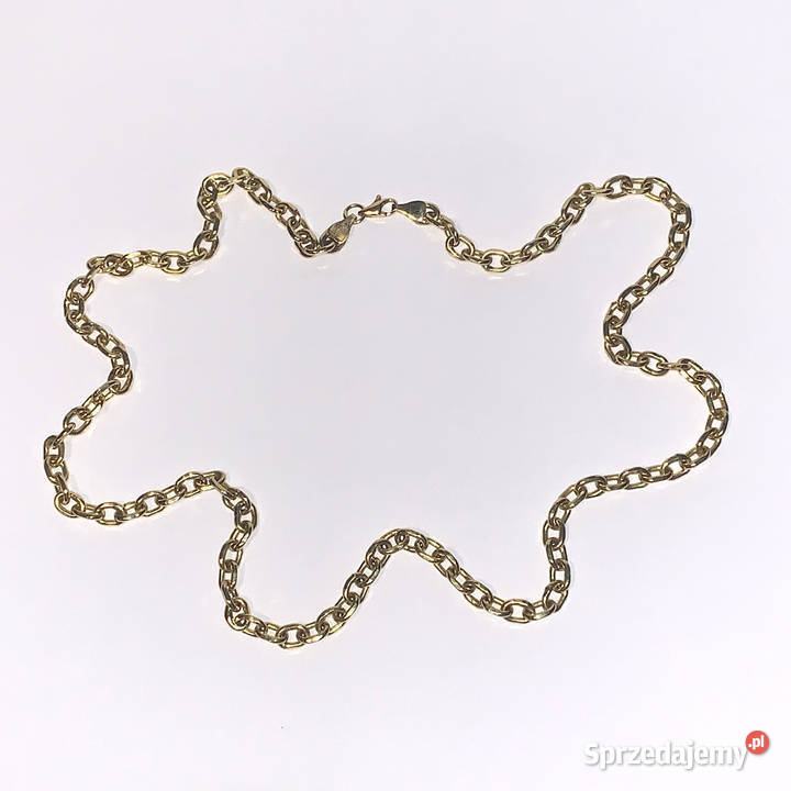 Złoty ŁAŃCUSZEK damski 18K piękny kuty ANKIER 53 Warszawa sprzedam
