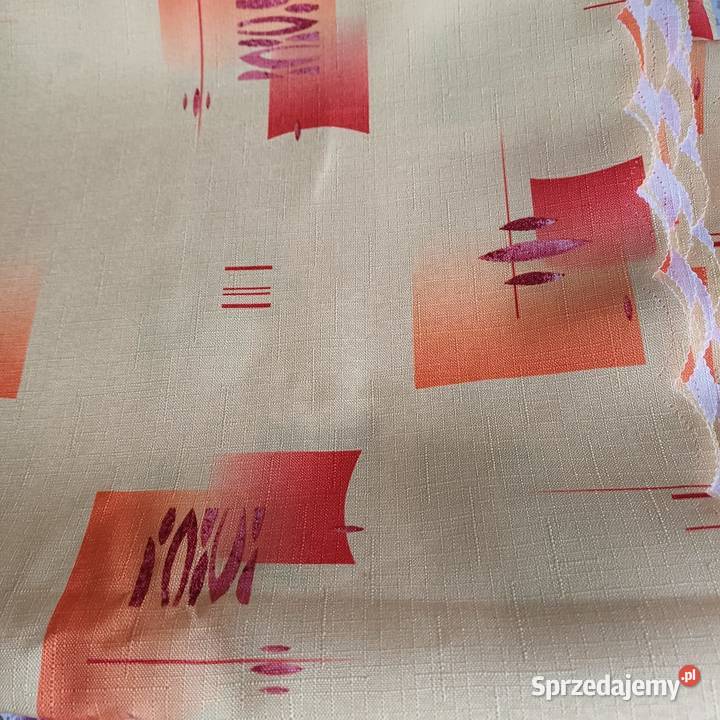 Obrus plamoodporny żółto pomarańczowy 160x240 Sieradz