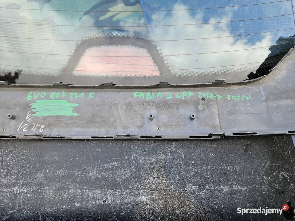 Skoda Fabia 6V0 6V1 Zderzak Przod Lampa Prawa Zestawy części blacharskich małopolskie Skawina