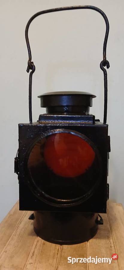 Stara lampa kolejowa sygnalizacyjna Lampy Kraków