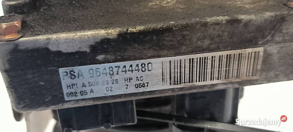 POMPA WSPOMAGANIA PEUGEOT 307 9648744480 Pozostałe