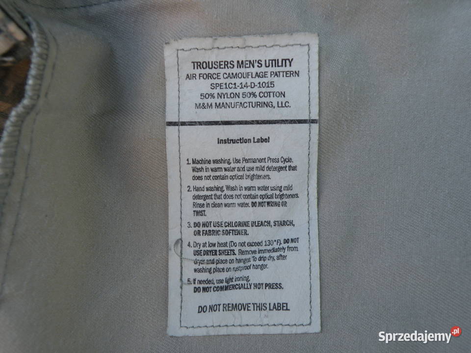 Spodnie ABU tiger stripes 36S ripstop dolnośląskie Wrocław sprzedam