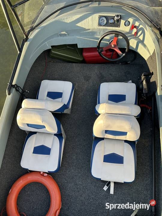 Łódź Motorówka Suzuki DT65 trym do wakeboard pełny VAT Piła