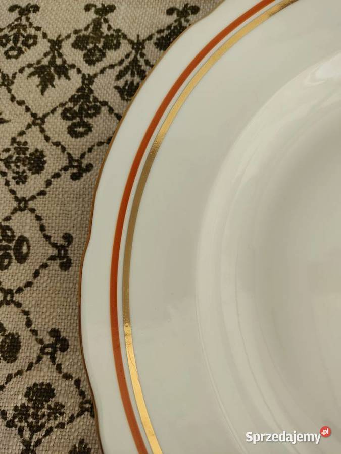 Talerz półmisek porcelanowy Ćmielów fi 33 opolskie Głuchołazy sprzedam