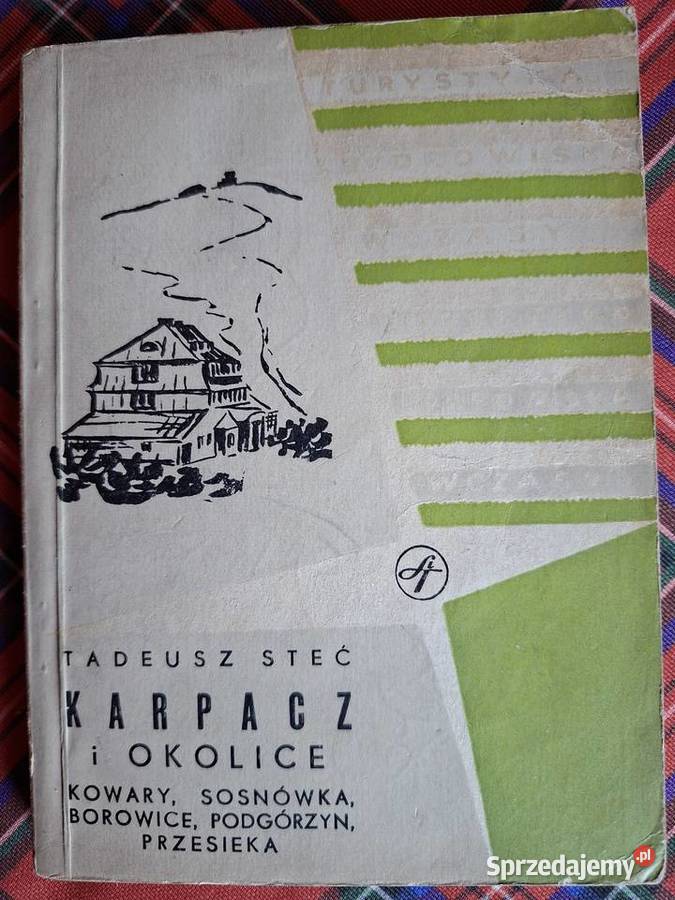 Karpacz i Tadeusz Steć mapa małopolskie Kraków sprzedam