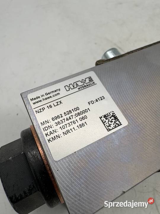 Hawe NZP 16 LZX Hydraulic Valve Pozostałe Warszawa