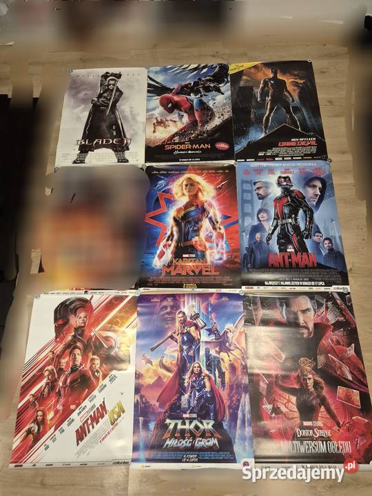 Plakaty kinowe Marvel DC 59 sztuk sprzedam