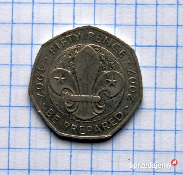 50 PENSÓW FIFTY PENCE 2007 WIELKA BRYTANIA sprzedam