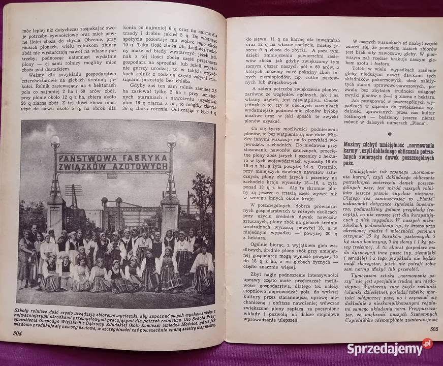 Miesięcznik Plon 12 z 1937 r IV wielkopolskie Koźminek sprzedam