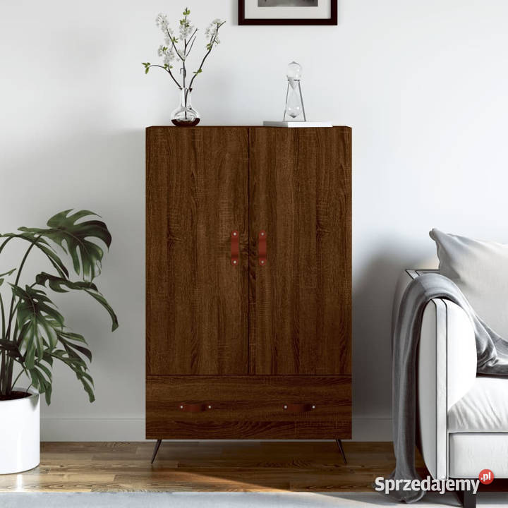 Wysoka szafka brązowy dąb 695x31x115 WM828211 Warszawa