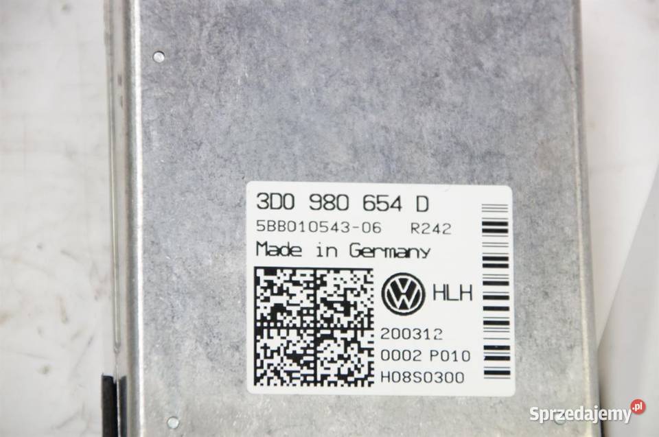 MODUŁ VOLKSWAGEN PHAETON II LIFT 3D0980654D osobowe Lipno sprzedam