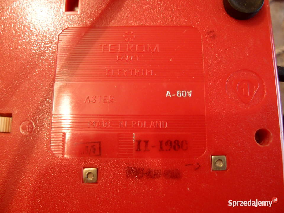 Telefon RWT Nowy z 1980r Części do RWT TELKOM Łódź