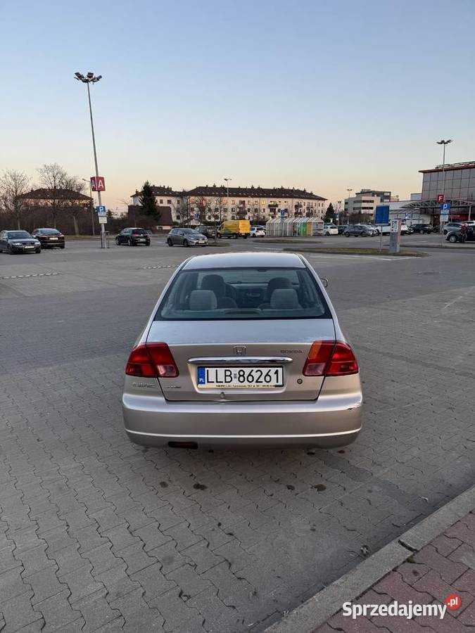 Honda Civic 16 VTEC 110 Sedan Salon Polska Klima Lublin sprzedam