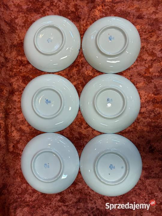 Zestaw 6 filizanek Lomonosow kobalt Kielce sprzedam