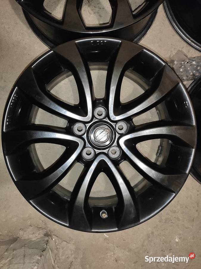 Oryginalne czarne alufelgi NISSAN Qashqai II aluminiowe Felgi Kielce sprzedam