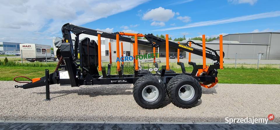 Nowa Przyczepa Leśna BMF 10T2Pro720 72m 6Par 10T Sulęcin