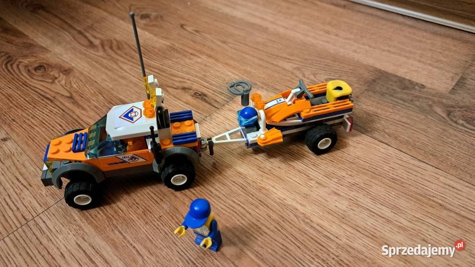 Lego City 7737 samochód terenowy ze skuterem Zielona Góra sprzedam