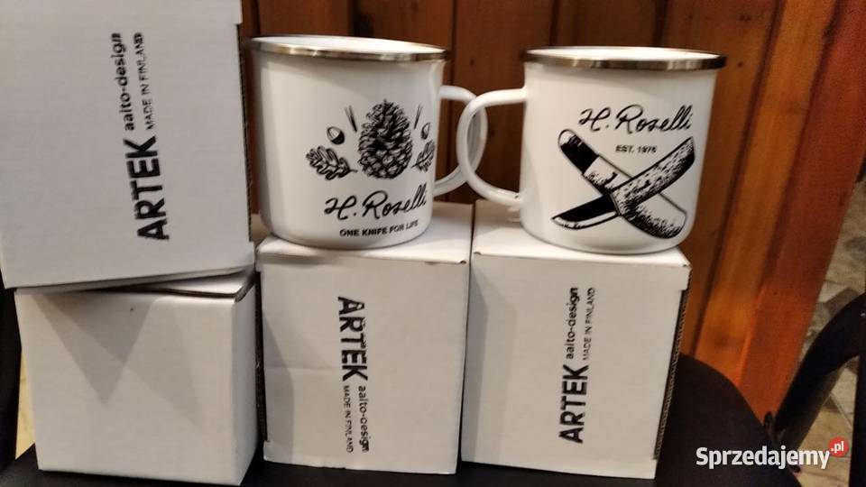 kubek emaliowany roselli podkarpackie Rzeplin sprzedam