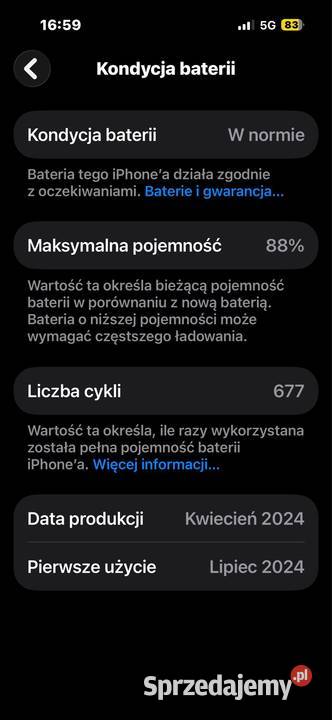 iPhone 15 pro 128 GB pomorskie Gdańsk