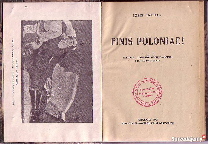6821 FINIS POLONIAE HISTORIA LEGENDY Czyrna