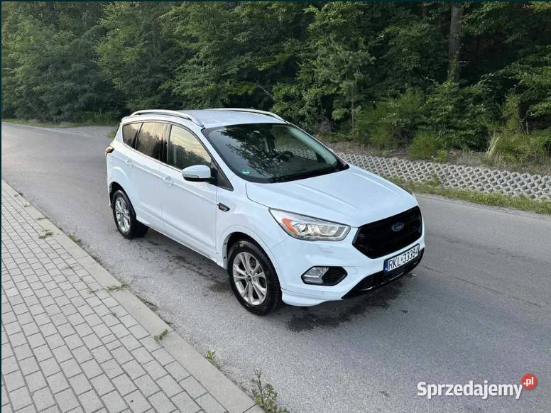 2017 Ford Kuga 15 EcoBoost 150 MANUAL biały Głogów Małopolski sprzedam