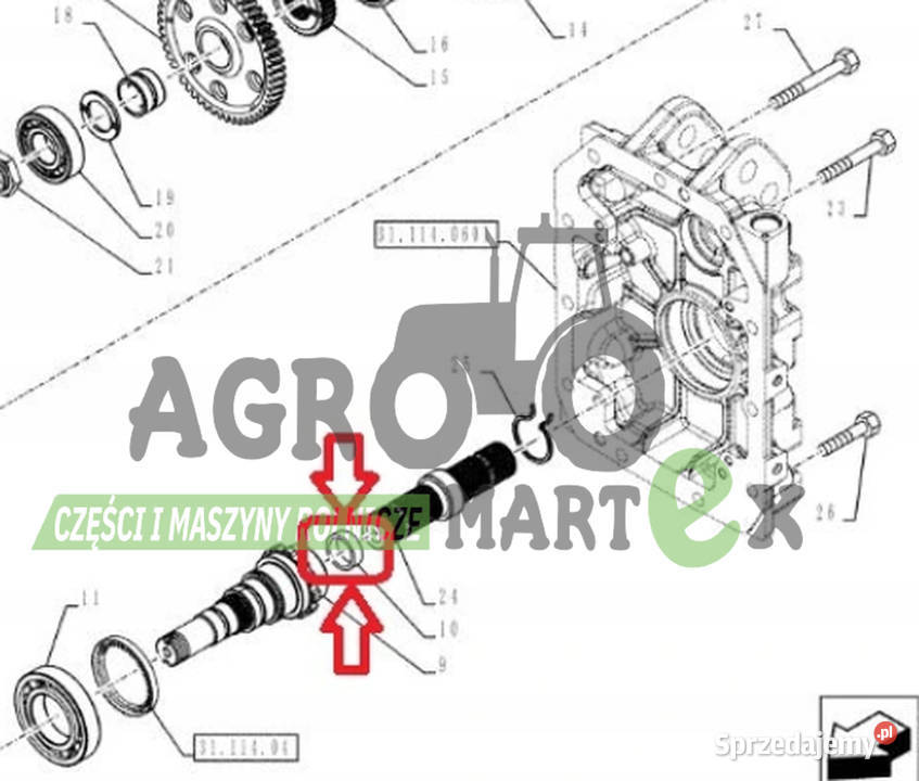 5198197 USZCZELKA CNH Wichrów