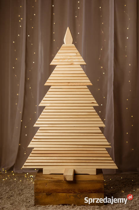 Choinka drewniana ekologiczna naturalne drzewko Kalety