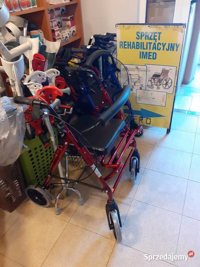 Chodzik 4 kołowy z funkcja wózka inwalidzkiego Warszawa
