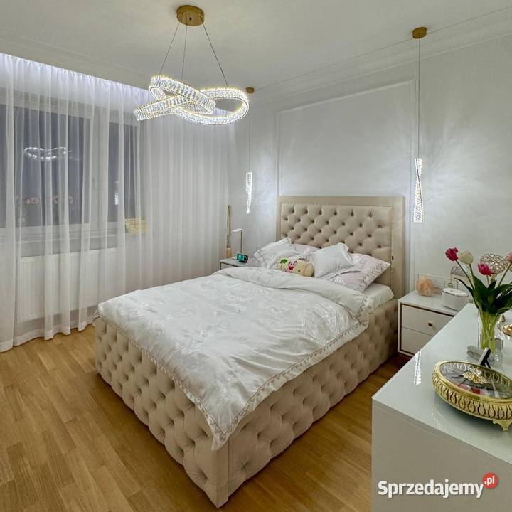 Żyrandol kryształowy nowoczesny złoty CRYSTAL XS Warszawa