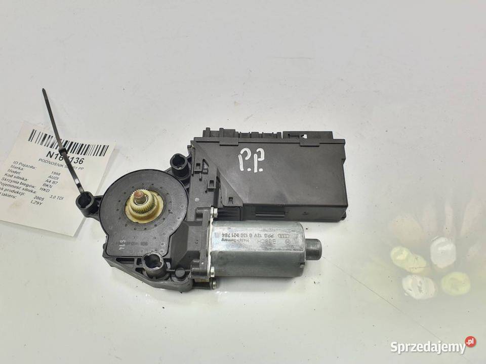 PODNOŚNIK SZYBY PP AUDI A4 B7 8E1959802E kujawsko-pomorskie Lipno sprzedam