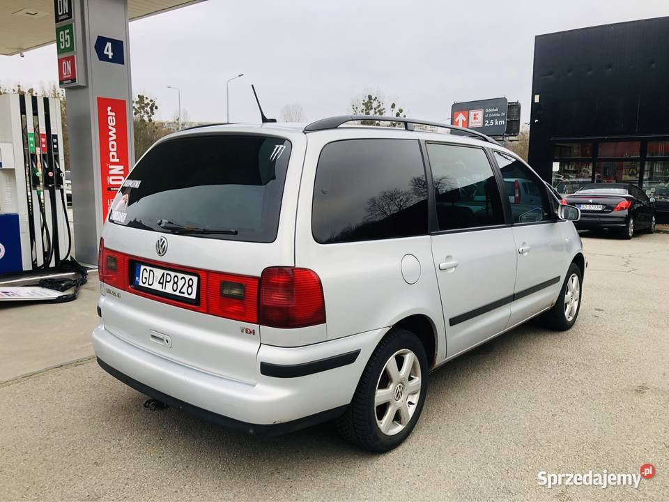 Sharan 19tdi 115 manual 2002r Gdańsk