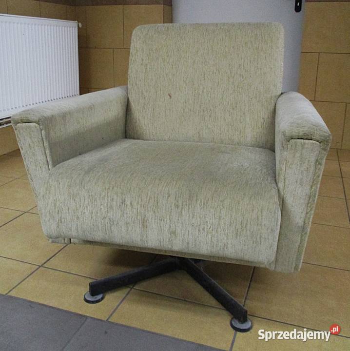 Stary Fotel Obrotowy PRL Nieporęt sprzedam