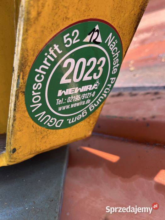 Żuraw słupowy z elektryczna wciągarka ABUS GM3 Multiszlifierki Tuliszków