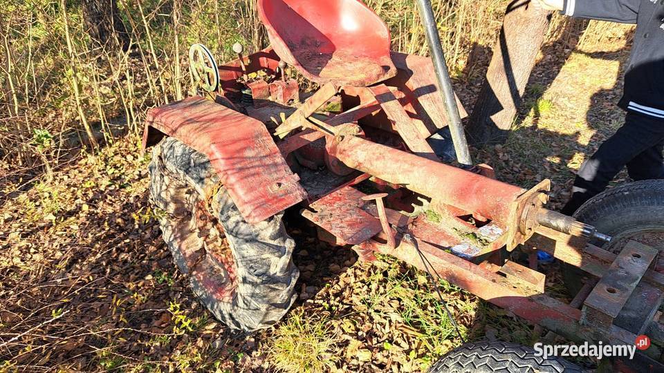 Podwozie ciągnika własnej konstrukcji skrzynia Mszanka