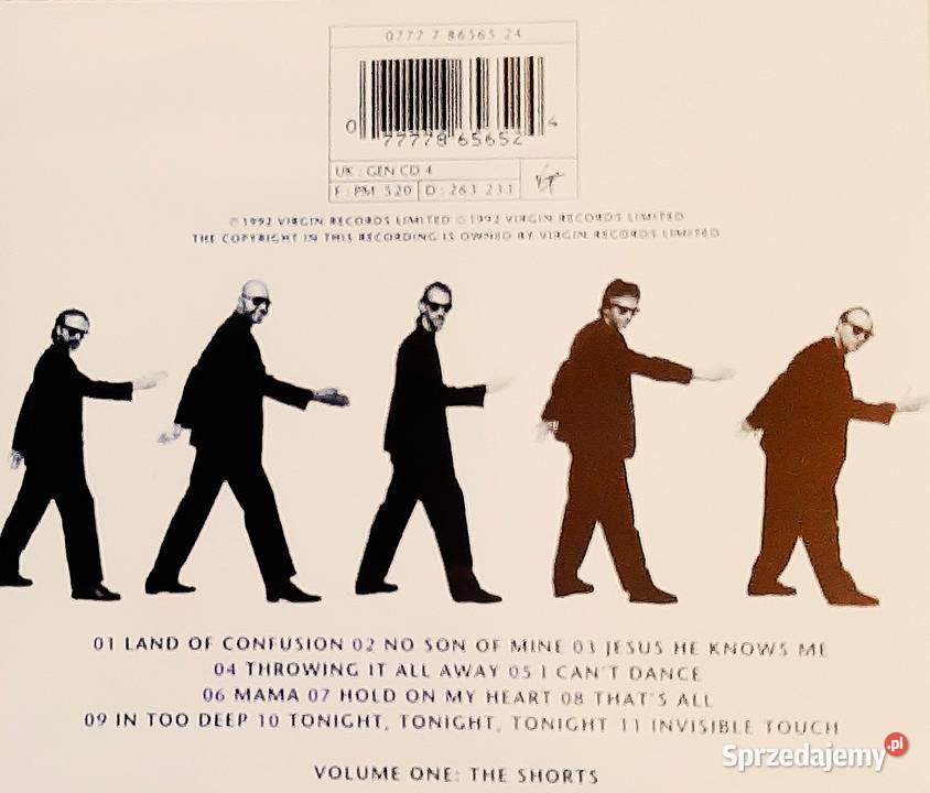 Znakomity Album CD GENESIS Live The Way We Walk Warszawa