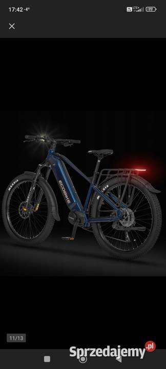 Rower Ecobike rx500suv Pojazdy elektryczne Byczyna