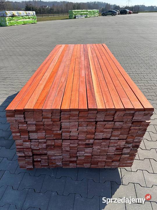 Deska elewacyjna drewniana padouk Fas KD 21x66mm dolnośląskie
